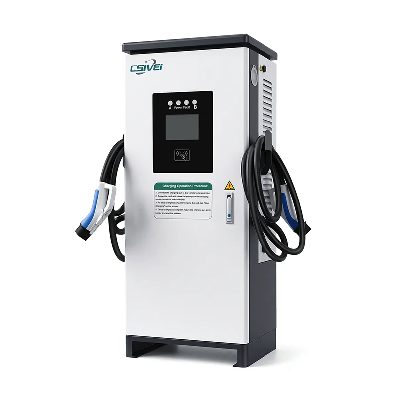 50 kW-os EV töltő DC töltőállomás