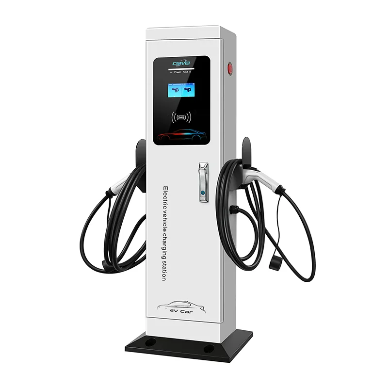 Kétágyús elektromos autó töltőállomás